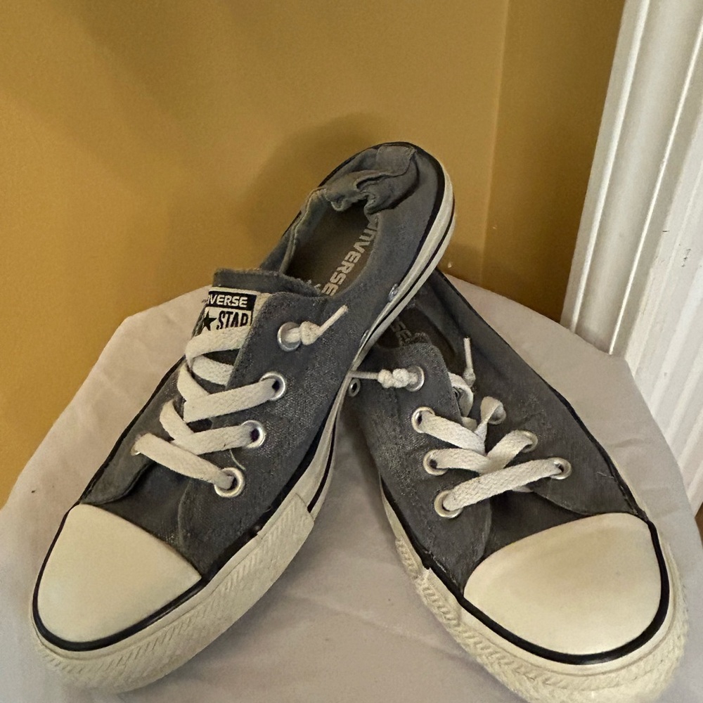 Converse Gray and White Sneakers